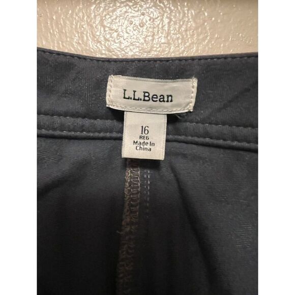 LL Bean Comfort Trail‎ Fleece Lined Hiking Outdoor Pants Brown Womens Sz 16 Reg - Picture 12 of 15
